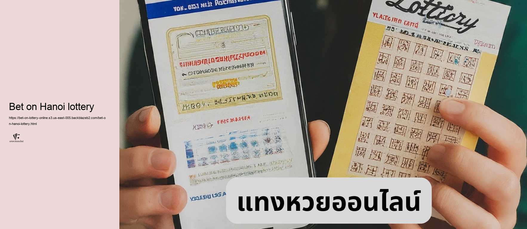 Bet on Hanoi lottery